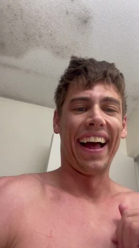 twink faggot let's cim drip from destroyed fresh fucked asshole