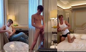 Gay Solo Oliver and his friend - HD Scene