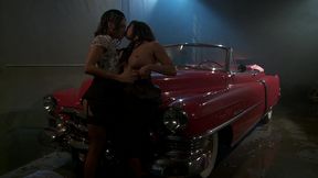 celeste star and linsey mckenzie fuck on the roof of a vintage car