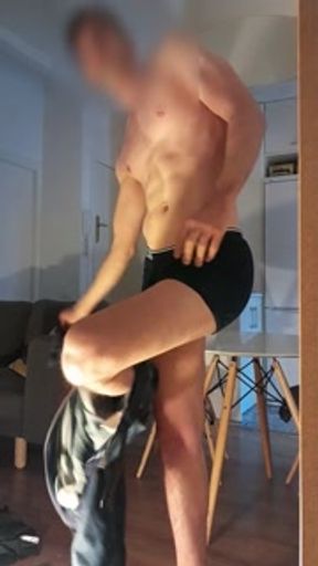 Enjoying myself in the mirror on a quiet morning