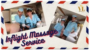 VIVIENNE L'AMOUR - INFLIGHT MASSAGE SERVICE - ORGASM DENIED!