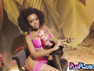 Fascinating large butt sweetheart Xris Kovtos and hawt ebony and Lalin girl models posed absolutely stripped for the Playboy