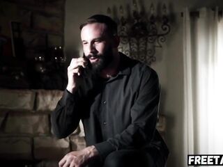 TS Stepdaughter Gets Anal Fucked In The ASS By Creepy Stepdad - Full Video On FreeTaboo.Net