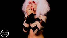 C R U S A D E R [implied nude striptease]