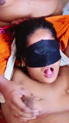 indian bangalore girl small boob massage   Clip 2