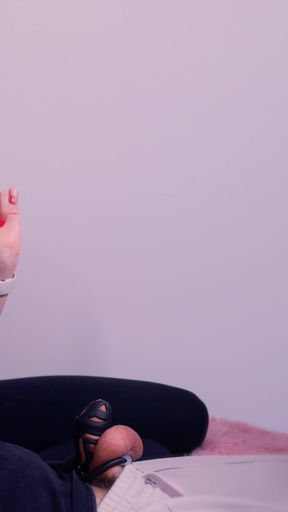 I Spit on My Chastity Cuck While He Watches Me Cheat