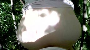 Sexy BBW exhibitionist series - Part 2: Woods and carwash