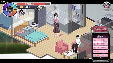NTR aholic [Hentai game PornPlay] Ep.8 he cum twice in a row on her cuckolding butt and then inside her womb