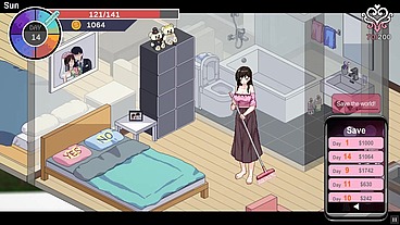 NTR aholic [Hentai game PornPlay] Ep.8 he cum twice in a row on her cuckolding butt and then inside her womb