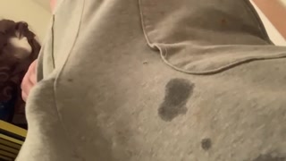 Wearing Grey Sweatpants while I Jerk off &amp; Cum