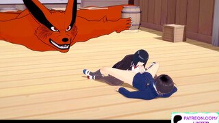 HINATA IN ONE LUMP WORLD DO A IDEAL ORAL JOB WHEN KURAMA SEEING - NARUTO MANGA PORN CARTOON 60FPS