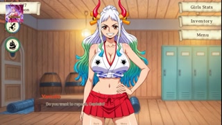 Yamato Gives Luffy an Intense Blowjob – Lusty Buccaneers