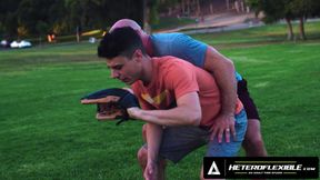 HETEROFLEXIBLE - DILF Killian Knox Teaches Stepson Asher Day Baseball &amp; Gets Aroused By Him