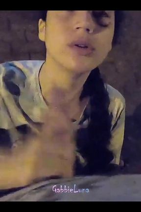 Breakfast in the Street! 18 Year Old Bitch Blowjob Me for Free in the Middle of the Street! Falled on the Net