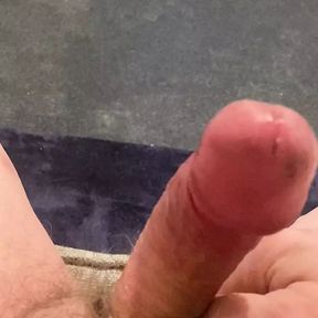 Stroking hard cock for Michellebt