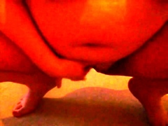 Amateur solo jock jerks his throbbing cock