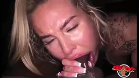 Slutty Blonde Takes On Bbc