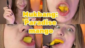 Mukbang: Mango Mouth, teeth fetish