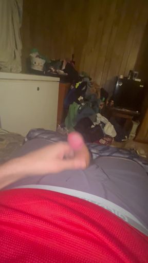 Straight curious country guy cumshot