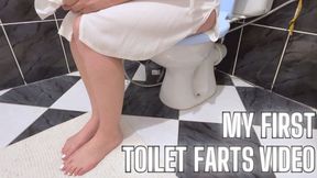 My First Toilet Farting Video