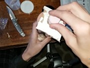Molding my fat cock, an making it into a dildo! Clone-a-willy full process!
