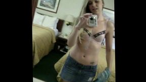 ex-girlfriends striptease selfies to show off tits & pussy