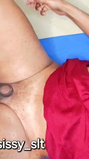 Limp little clitty shemale sissy   Clip 1