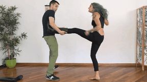The stucked kick ( JUMPING )