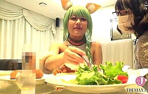 [hentai cosplay] a cosplay girl gives a blowjob and shoots a lot. - intro