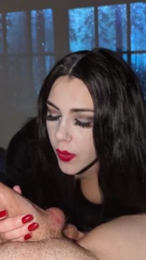 Cosplay sex with college classmate: footjob, titjob, blowjob, pussy penetration, creampie