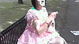 Sissy Crossdresser's Public Walk of Dishonor