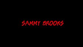 sammy brooks sucks glory hole dick and the guy cums over to eat her out!