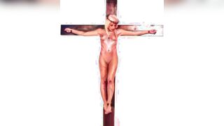 Female Jesus Crucified Naked Polish Audio