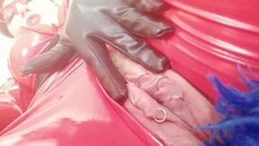 Arya Grander - Red Pvc Catsuit Vinyl Fetish, Femdom Pov Dirty Talk Humiliation