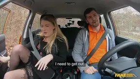 Hot blonde student gets drilled in missionary and reverse cowgirl