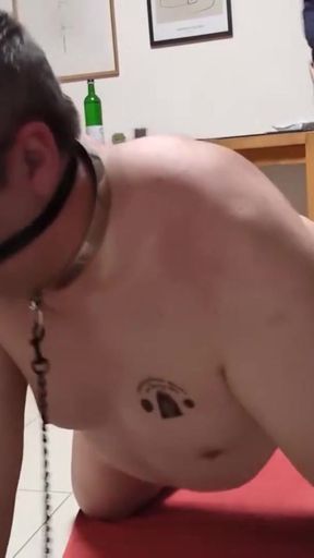 DomLadyMia - SlaveOfM - Whipped and Chastised - Part 5   Clip 2