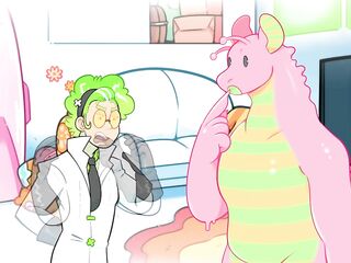 His alien roomie can transform into a stacked sweetheart?! Gummy and The Doctor, Movie 4 (Web Series)