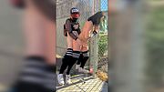 Exhibitionist femboys fuck in PUBLIC