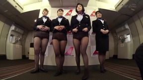 Hot Japanese Women Airline Hostesses Sexual Services To Bus