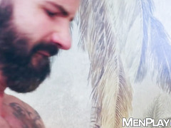Suited Joe Casio submits to Drew Dixon for deep ass drilling