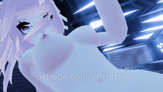 Slut Grinding With Lovense Has Shaking Orgasm Teasing Face Riding Dildo Ride VRChat POV Lap Dance