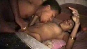 Friend from Thailand fucks his hot young girlfriend mish style