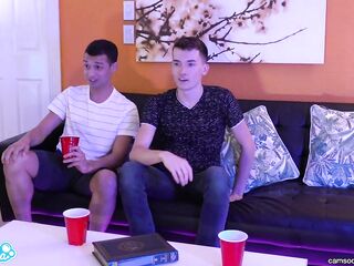 Sexy cheating girlfriend caught banging at game of thrones see party