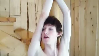 Twenty-Two Amateur Twinks Jerk Off and Cum Together