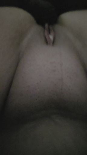 Close up Black Curved Cock in My Tight Pussy