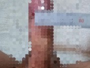 包茎チンポの大きさを図ったら...