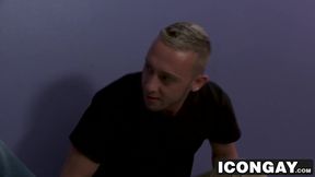 Horny muscular stud Billie enjoys fucking Troy's tasty ass
