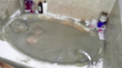 Pleasureable Solo Mudbath at Home 6