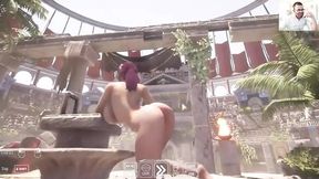 Big-titted MILF gets wild anal with a huge dildo