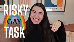 RISKY GAY TASK - Gay Encouragement with Humiliatrix Countess Wednesday - Mental Domination, Encouraged Bi, Encouraged Gay MP4 1080p